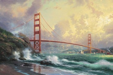 Kinkade Pintura - Puente Golden Gate San Fra Thomas Kinkade